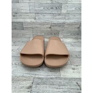 Archies Slides Mens Size 10 Womens Size 11 Tan Comfort Slip On Sandals